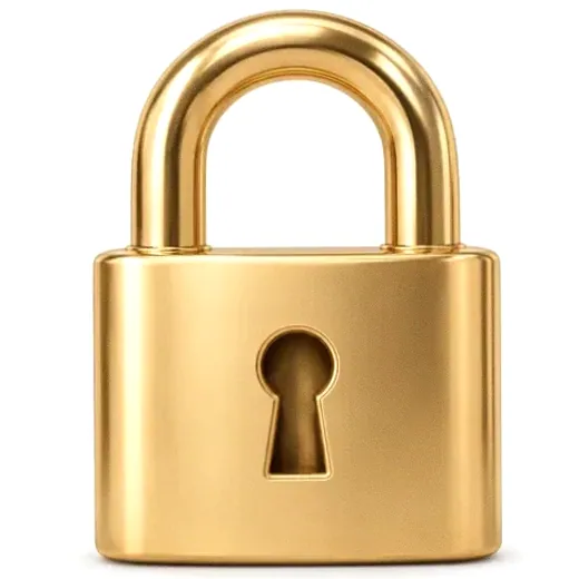 Metal padlock — Eq9
