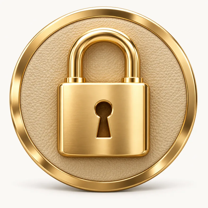 Padlock emblem — Eq9