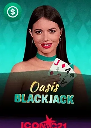 Oasis Blackjack live game cover