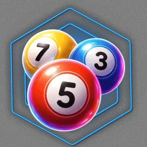 Numbered bingo balls