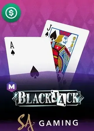 M Blackjack live game cover