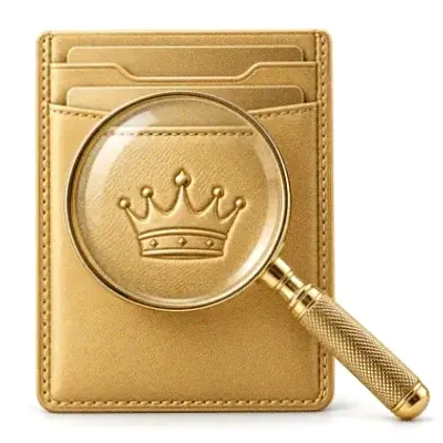 Wallet and magnifier — Eq9